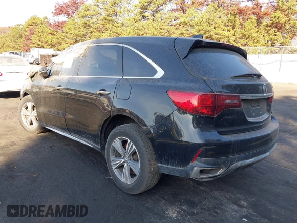 2019 Acura MDX with VIN 5J8YD4H30KL031281, listed as a IAAI auction lot 40711204 with Not provided miles and . Bid and sale history available at DreamBid. Image 3.