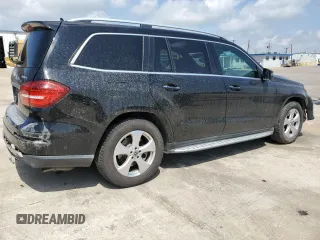 2017 Mercedes-Benz GLS 450 with VIN 4JGDF6EE7HA985714, listed as a Copart auction lot 53580884 with 87,158 mi miles and Salvage Title. Bid and sale history available at DreamBid. Image 3.