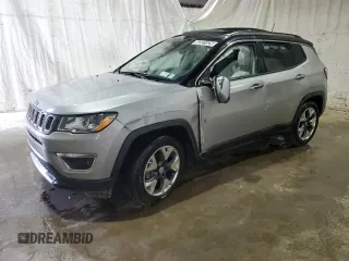 2021 Jeep Compass Limited с VIN 3C4NJCCB4MT605150, выставлен на аукционе Copart как лот 63331525 с пробегом 57 791 миль миль и Списание • Salvage title. История ставок и продаж доступна на DreamBid. Изображение 1.