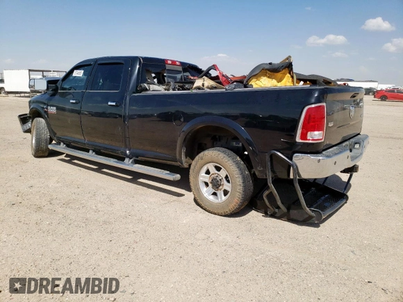 2013 Ram 2500 Laramie с VIN 3C6UR5KL3DG607689, выставлен на аукционе Copart как лот 57344665 с пробегом 88 283 миль миль и Списание • Salvage title. История ставок и продаж доступна на DreamBid. Изображение 2.