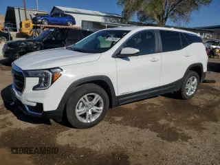 2024 GMC Terrain SLE with VIN 3GKALMEG0RL187737, listed as a Copart auction lot 57155285 with 19,987 mi miles and Clean title. Bid and sale history available at DreamBid. Image 1.