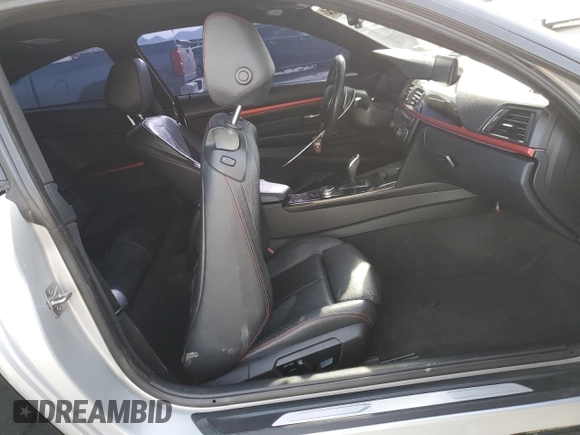 2014 BMW 4 Series 428i with VIN WBA3N7C50EF719927, listed as a Copart auction lot 86313054 with 123,727 mi miles and Salvage Title. Bid and sale history available at DreamBid. Image 10.