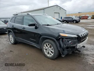2018 Jeep Cherokee Latitude with VIN 1C4PJLCX9JD511710, listed as a Copart auction lot 49984255 with 77,745 mi miles and Salvage title. Bid and sale history available at DreamBid. Image 4.