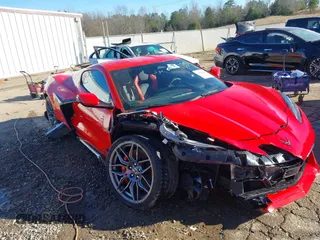 2025 Chevrolet Corvette 2LZ with VIN 1G1YE2D36S5600461, listed as a IAAI auction lot 41305346 with 1 mi miles. Bid and sale history available at carsss.com. Image 6.