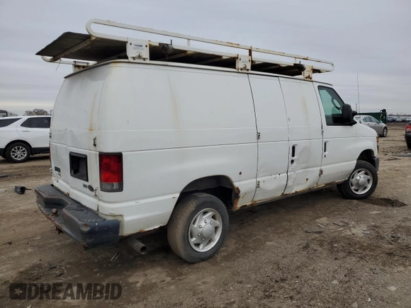 2013 Ford Econoline Cargo Commercial with VIN 1FTSE3EL8DDA98398, listed as a Copart auction lot 43976295 with 237,368 mi miles and Clean Title. Bid and sale history available at carsss.com. Image 3.
