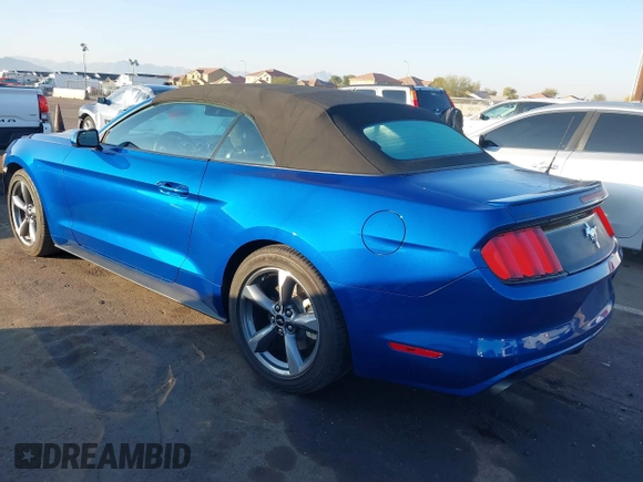 2017 Ford Mustang V6 with VIN 1FATP8EM7H5230609, listed as a IAAI auction lot 41466675 with 25,841 mi miles and . Bid and sale history available at carsss.com. Image 3.