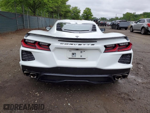 2023 Chevrolet Corvette 2LT with VIN 1G1YB2D41P5113385, listed as a Copart auction lot 57775785 with 16,035 mi miles and Salvage title. Bid and sale history available at DreamBid. Image 6.