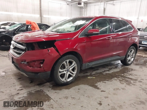 2016 Ford Edge Titanium with VIN 2FMPK4K85GBB23767, listed as a IAAI auction lot 41164217 with 134,212 mi miles and . Bid and sale history available at DreamBid. Image 19.