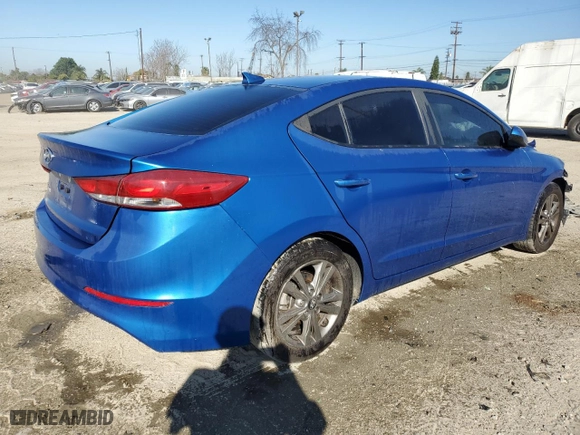 2018 Hyundai Elantra SEL with VIN 5NPD84LF5JH314362, listed as a Copart auction lot 50253625 with 95,643 mi miles and Salvage Title. Bid and sale history available at carsss.com. Image 3.