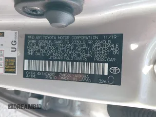 2020 Toyota Prius LE z VIN JTDKARFP6L3145576, wystawiony jako IAAI lot #41009752 z przebiegiem 35 375 mil mil oraz . Historia ofert i sprzedaży dostępna na DreamBid. Obrazek 9.