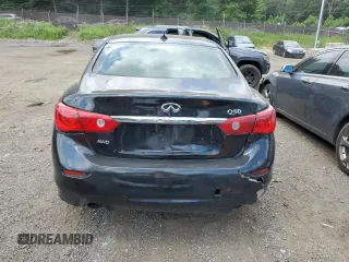 2014 Infiniti Q50 Premium z VIN JN1BV7AR4EM684800, wystawiony jako Copart lot #62695695 z przebiegiem 144 732 mil mil oraz Szkoda całkowita • Salvage title. Historia ofert i sprzedaży dostępna na DreamBid. Obrazek 6.