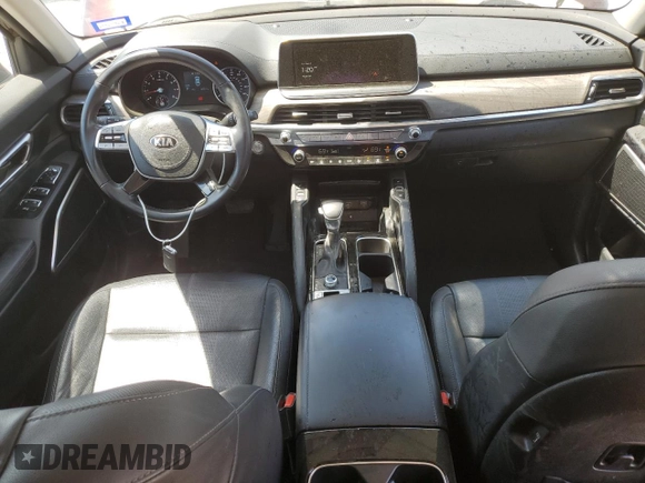 2021 Kia Telluride EX with VIN 5XYP34HC0MG148967, listed as a Copart auction lot 52244235 with 90,916 mi miles and Salvage title. Bid and sale history available at DreamBid. Image 8.