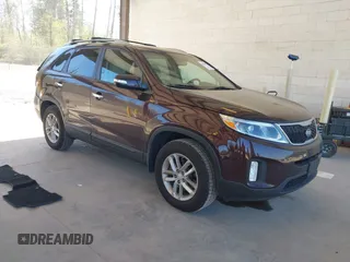 2014 Kia Sorento LX with VIN 5XYKT4A61EG435606, listed as a IAAI auction lot 42075423 with 112,474 mi miles and . Bid and sale history available at DreamBid. Image 1.