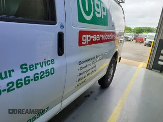2019 Chevrolet Express Cargo with VIN 1GCWGAFPXK1368408, listed as a IAAI auction lot 42682889 with 154,668 mi miles and . Bid and sale history available at DreamBid. Image 18.