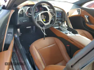 2016 Chevrolet Corvette Z51 3LT with VIN 1G1YM2D77G5109197, listed as a Copart auction lot 72709064 with 35,410 mi miles and Salvage Title. Bid and sale history available at carsss.com. Image 8.