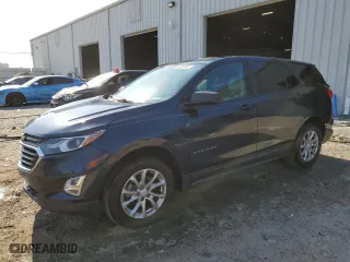2020 Chevrolet Equinox LS with VIN 2GNAXSEV2L6227113, listed as a Copart auction lot 53385645 with 103,844 mi miles and Salvage Title. Bid and sale history available at carsss.com. Image 1.