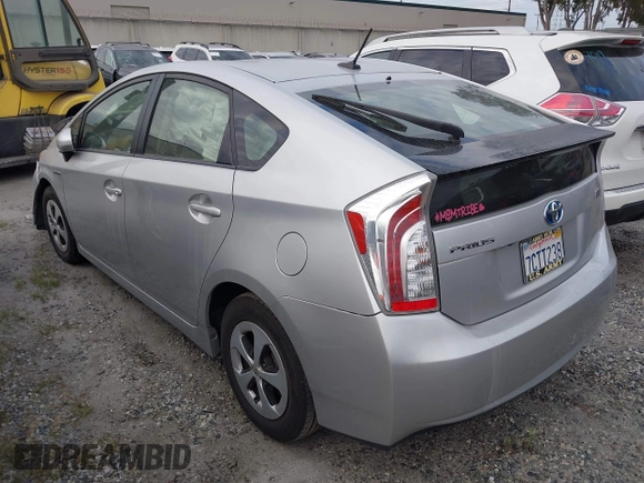 2013 Toyota Prius One with VIN JTDKN3DU8D5695331, listed as a IAAI auction lot 41717067 with 142,650 mi miles. Bid and sale history available at carsss.com. Image 3.
