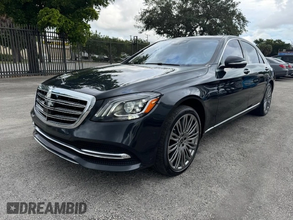 2020 Mercedes-Benz S-Class S 560 with VIN W1KUG8DB7LA559539, listed as a Copart auction lot 74956614 with 26,014 mi miles and Non Repairable. Bid and sale history available at carsss.com. Image 1.