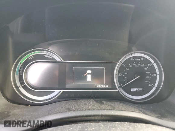 2018 Kia Niro FE with VIN KNDCB3LC9J5172093, listed as a Copart auction lot 78142134 with 108,756 mi miles and Salvage Title. Bid and sale history available at carsss.com. Image 9.