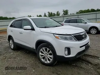 2014 Kia Sorento EX with VIN 5XYKUDA79EG445743, listed as a Copart auction lot 58472615 with 110,019 mi miles and Salvage title. Bid and sale history available at DreamBid. Image 14.