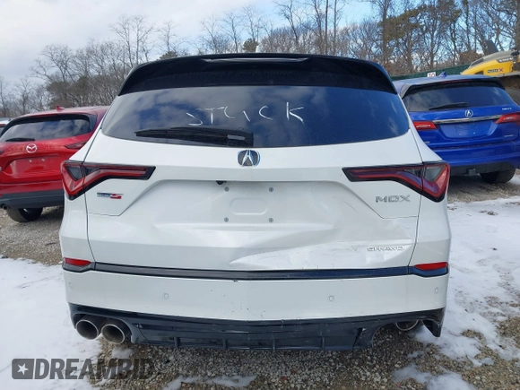 2023 Acura MDX Type S w/Advance Package with VIN 5J8YD8H88PL003108, listed as a IAAI auction lot 40914855 with 1 mi miles. Bid and sale history available at carsss.com. Image 16.