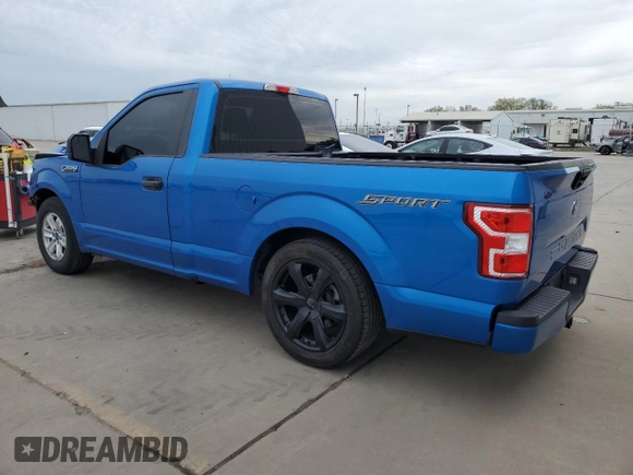 2020 Ford F-150 XL with VIN 1FTMF1C54LKF27495, listed as a Copart auction lot 50163175 with 113,897 mi miles and Salvage Title. Bid and sale history available at carsss.com. Image 2.