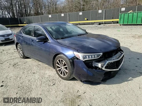 2018 Acura TLX w/Technology Pkg with VIN 19UUB1F58JA010048, listed as a Copart auction lot 46677505 with 70,642 mi miles and Salvage Title. Bid and sale history available at carsss.com. Image 11.