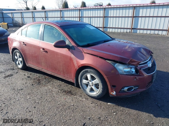 2012 Chevrolet Cruze LT w/1LT with VIN 1G1PF5SCXC7236113, listed as a IAAI auction lot 41254192 with 194,031 mi miles. Bid and sale history available at carsss.com. Image 1.