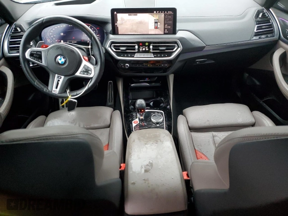 2022 BMW X3 M z VIN 5YM13EC02N9K67297, wystawiony jako Copart lot #86645084 z przebiegiem 23 792 mil mil oraz Szkoda całkowita • Salvage title. Historia ofert i sprzedaży dostępna na DreamBid. Obrazek 8.
