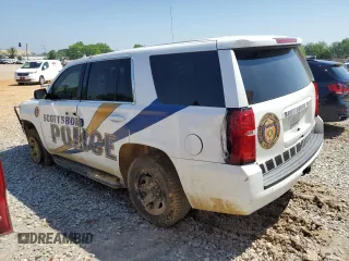 2018 Chevrolet Tahoe Commercial with VIN 1GNLCDEC1JR244940, listed as a Copart auction lot 54713275 with 99,661 mi miles and Salvage title. Bid and sale history available at DreamBid. Image 2.