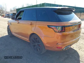 2019 Land Rover Range Rover Sport SVR with VIN SALWZ2SE2KA826052, listed as a IAAI auction lot 41737187 with 41,241 mi miles and . Bid and sale history available at DreamBid. Image 3.