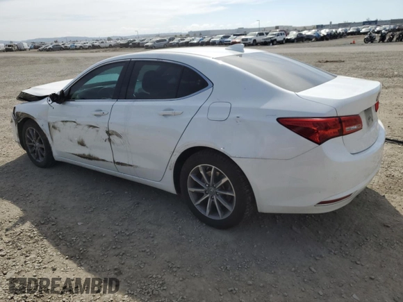 2018 Acura TLX w/Technology Pkg with VIN 19UUB1F50JA003840, listed as a Copart auction lot 50832675 with 75,427 mi miles and Salvage Title. Bid and sale history available at carsss.com. Image 2.