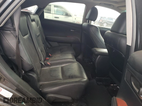 2011 Lexus RX 450h with VIN JTJBC1BA3B2039830, listed as a Copart auction lot 57277295 with 222,381 mi miles and Salvage title. Bid and sale history available at DreamBid. Image 10.