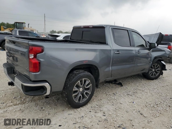 2021 Chevrolet Silverado 1500 LT with VIN 3GCPWCEDXMG193740, listed as a Copart auction lot 51290035 with Not Provided miles and Salvage Title. Bid and sale history available at DreamBid. Image 3.