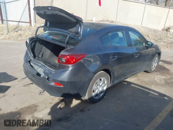 2016 Mazda Mazda3 i Sport with VIN JM1BM1T78G1301115, listed as a IAAI auction lot 41760794 with 113,317 mi miles. Bid and sale history available at carsss.com. Image 4.