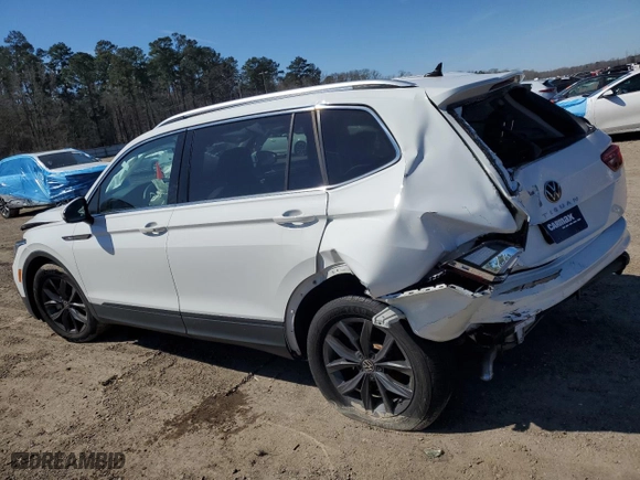 2022 Volkswagen Tiguan SE with VIN 3VV3B7AX6NM014132, listed as a Copart auction lot 47386675 with 0 mi miles and Salvage Title. Bid and sale history available at carsss.com. Image 2.