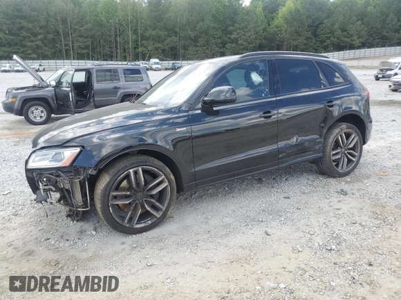 2016 Audi SQ5 Premium Plus with VIN WA1CCAFPXGA037506, listed as a Copart auction lot 53239525 with 86,616 mi miles and Salvage title. Bid and sale history available at DreamBid. Image 1.