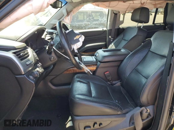 2018 Chevrolet Tahoe Premier with VIN 1GNSKCKC6JR252500, listed as a Copart auction lot 60572445 with Not provided miles and Clean title. Bid and sale history available at DreamBid. Image 7.