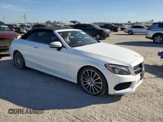 2017 Mercedes-Benz C 300 with VIN WDDWK4JB3HF541876, listed as a Copart auction lot 81630864 with 61,473 mi miles and Clean Title. Bid and sale history available at DreamBid. Image 4.
