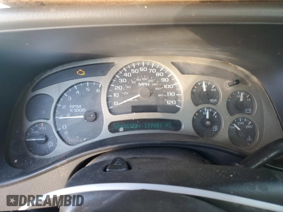 2003 Chevrolet Silverado 1500 with VIN 2GCEC19V731389293, listed as a Copart auction lot 83182104 with 177,357 mi miles and Salvage Title. Bid and sale history available at carsss.com. Image 9.