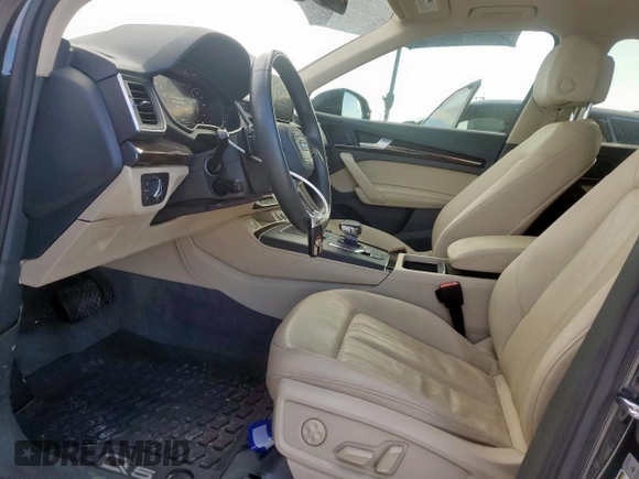 2020 Audi Q5 Premium Plus with VIN WA1BNAFY8L2018701, listed as a Copart auction lot 62367925 with Not provided miles and Salvage title. Bid and sale history available at DreamBid. Image 7.