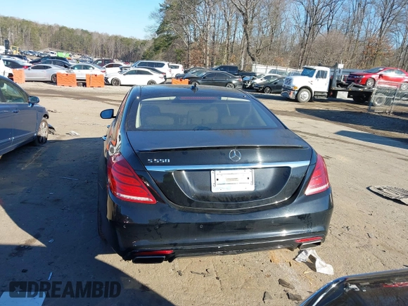 2015 Mercedes-Benz S-Class S 550 with VIN WDDUG8CB0FA077923, listed as a IAAI auction lot 41337033 with 121,957 mi miles. Bid and sale history available at carsss.com. Image 16.