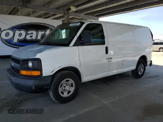2007 Chevrolet Express Cargo z VIN 1GCFG15X871150766, wystawiony jako Copart lot #55302825 z przebiegiem 208 681 mil mil oraz Szkoda całkowita • Salvage title. Historia ofert i sprzedaży dostępna na DreamBid. Obrazek 1.