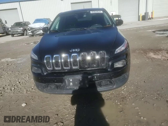 2014 Jeep Cherokee Sport with VIN 1C4PJLAB7EW279562, listed as a Copart auction lot 85054634 with 134,516 mi miles and Salvage Title. Bid and sale history available at DreamBid. Image 12.