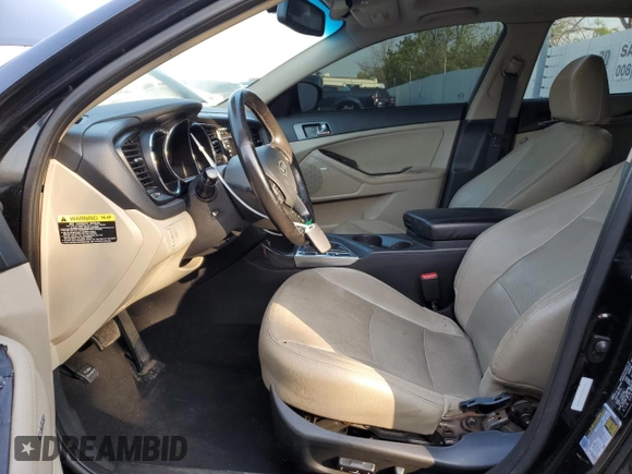 2012 Kia Optima EX with VIN 5XXGN4A74CG009290, listed as a Copart auction lot 50967574 with 217,906 mi miles and Salvage Title. Bid and sale history available at carsss.com. Image 7.