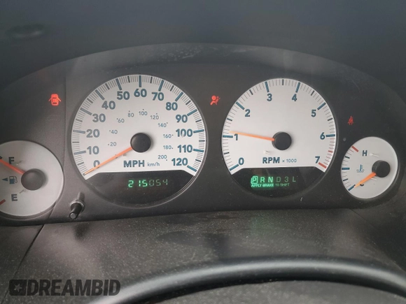 2005 Dodge Caravan SE with VIN 1D4GP24R45B273262, listed as a Copart auction lot 59026005 with 215,054 mi miles and Salvage title. Bid and sale history available at DreamBid. Image 9.
