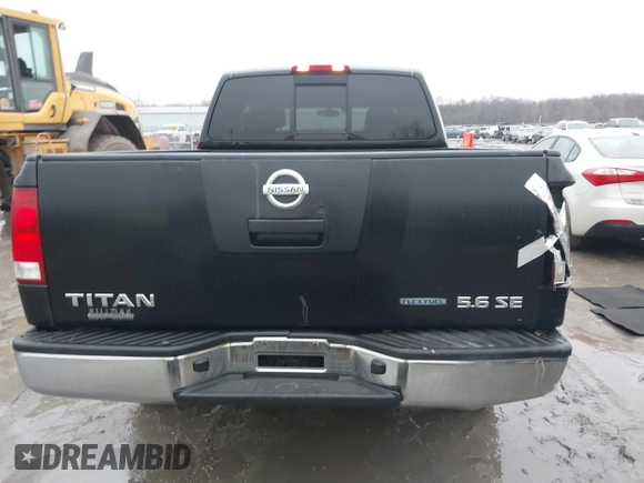 2008 Nissan Titan SE with VIN 1N6BA06A98N346260, listed as a IAAI auction lot 41511692 with 305,762 mi miles. Bid and sale history available at carsss.com. Image 16.