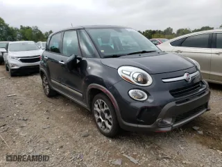 2014 FIAT 500L Trekking with VIN ZFBCFADH4EZ014393, listed as a Copart auction lot 72790814 with 91,936 mi miles and Clean Title. Bid and sale history available at carsss.com. Image 4.