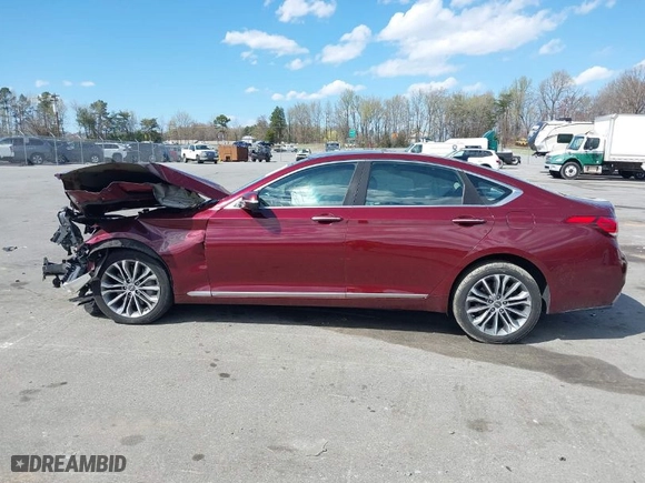 2015 Hyundai Genesis 3.8L with VIN KMHGN4JE9FU034033, listed as a IAAI auction lot 41900965 with 104,673 mi miles. Bid and sale history available at carsss.com. Image 14.