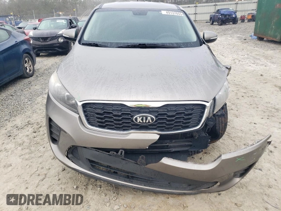 2019 Kia Sorento S V6 with VIN 5XYPG4A53KG491429, listed as a Copart auction lot 49137655 with 138,492 mi miles and Salvage Title. Bid and sale history available at carsss.com. Image 5.